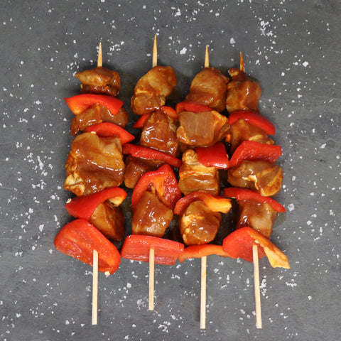 BBQ Pork Skewers