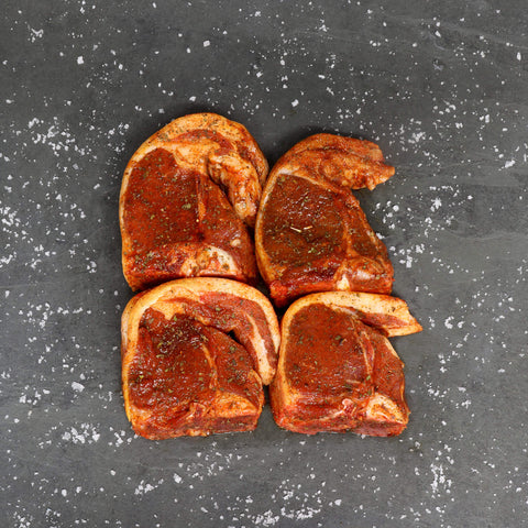 Thick Cut Lamb Loin Chops in Mint