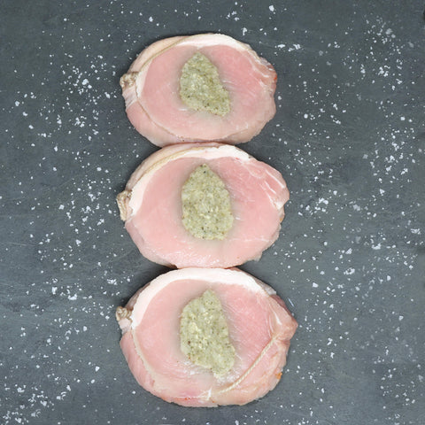 Stuffed Pork Loin Steaks