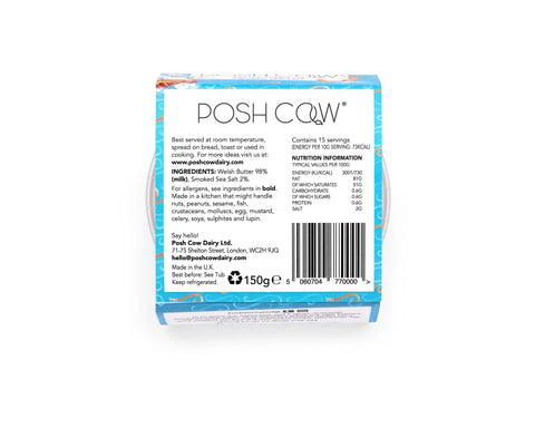Posh Cow Smoked Sea Salt Butter