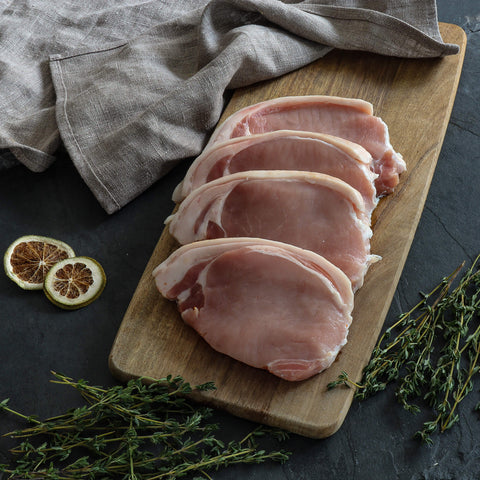 Thick Cut Welsh Boneless Pork Loin Steaks