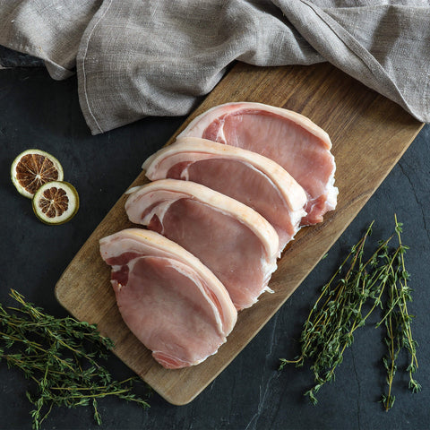 Thick Cut Welsh Boneless Pork Loin Steaks
