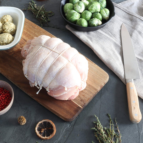Christmas British Whole Chicken Boned & Rolled